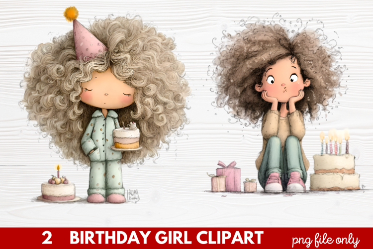 Cute Girl Clipart Image 9