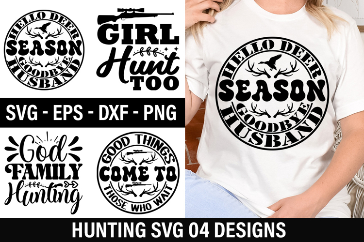 Hunting SVG Design - Good things come to those who wait
