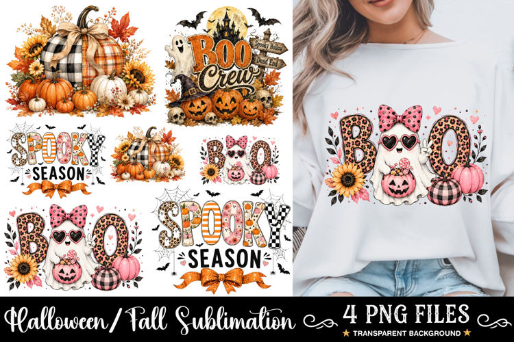 Trending Halloween PNG, Spooky Season PNG, Cute Pumpkin PNG