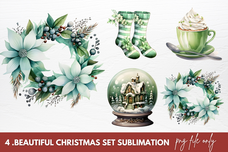 Christmas Watercolor Clipart Image 22