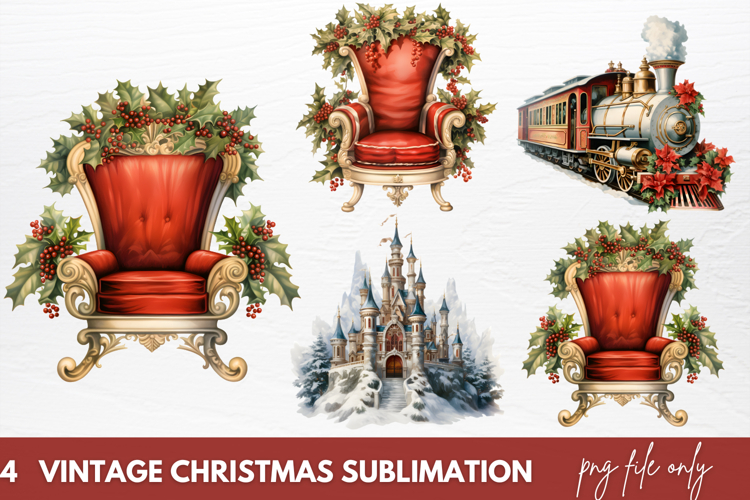 Vintage Christmas Clipart Image 17