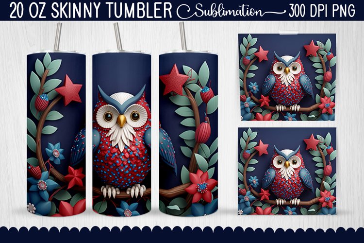 20 Oz Sublimation Tumbler Wrap Image 16