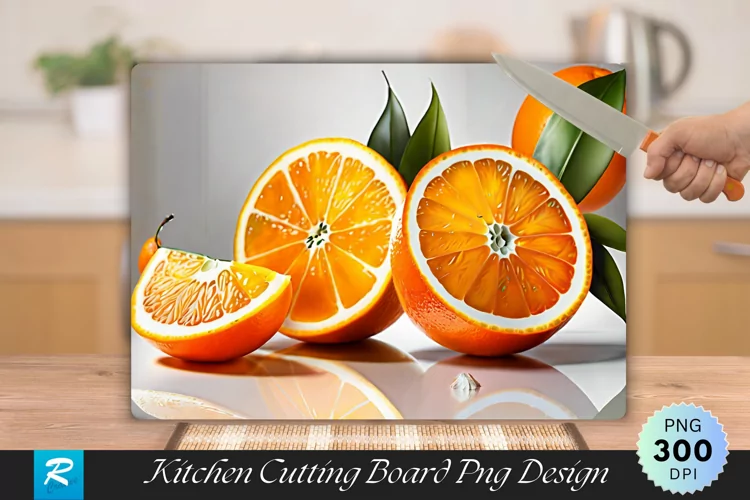 Valencia Cutting Board Sublimation Design