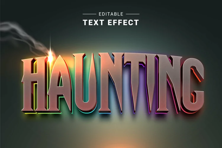 Editable Text Effect for Illustrator. Vector Graphic styles