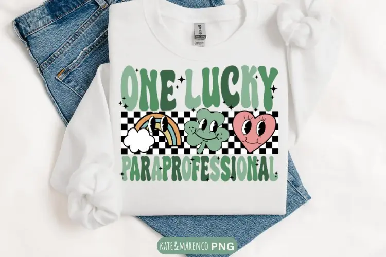 One Lucky Paraprofessional PNG | Para St Patrick's Day
