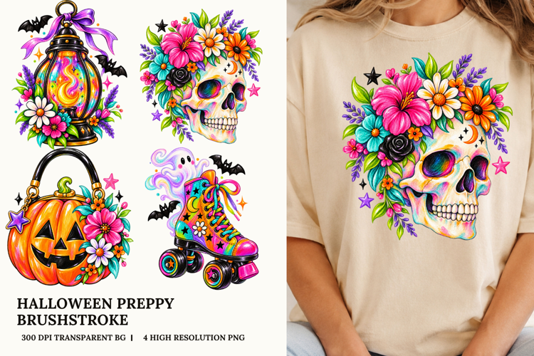 Colorful Halloween PNG