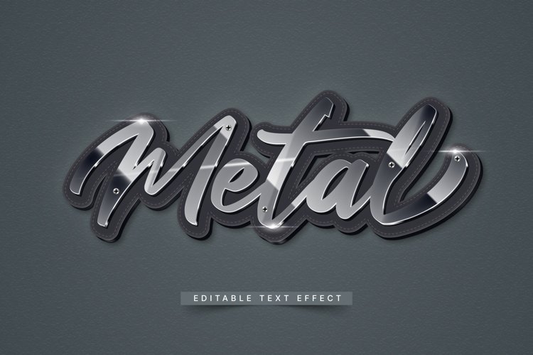 Editable Text Effect for Illustrator. Vector Graphic styles