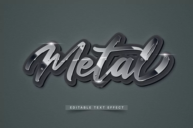 Editable Text Effect for Illustrator. Vector Graphic styles