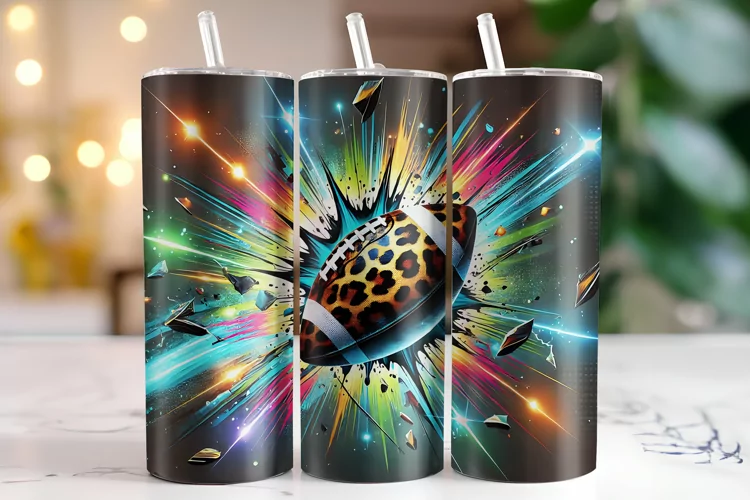 Football Tumbler Wrap | Sublimation | Tumblers