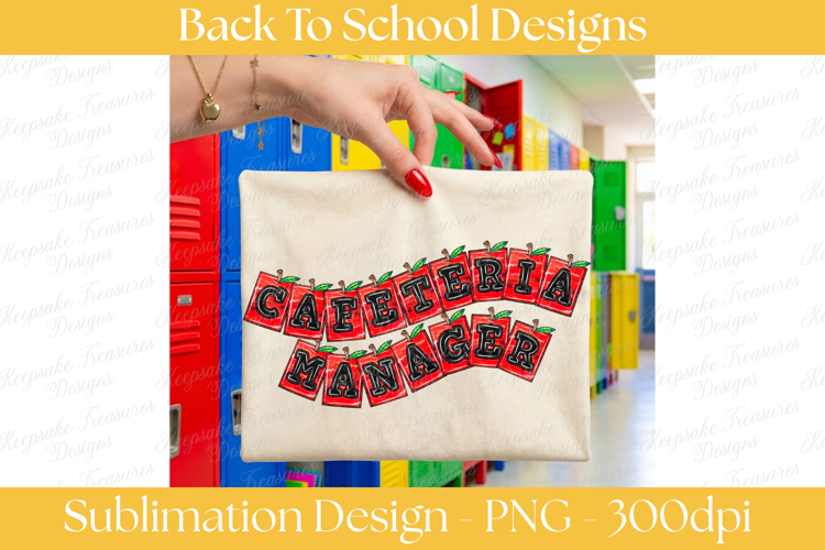 Cafeteria Manager Shirt PNG, School Nutrition Staff Shirt