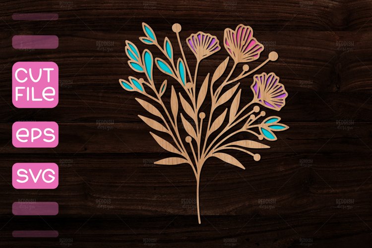 Paper Flowers Svg Image 20