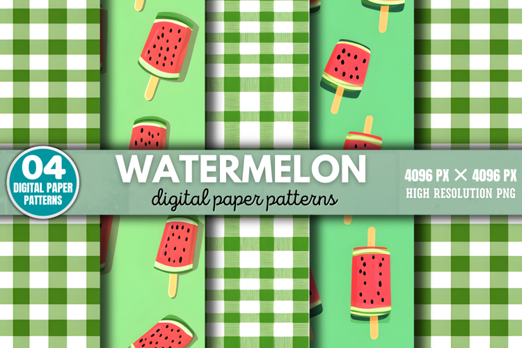 Watercolor Watermelon Clipart Image 16