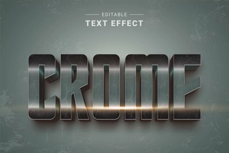 Editable Text Effect for Illustrator. Vector Graphic styles
