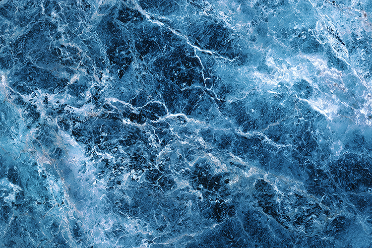 Deep Blue Marble Texture High Contrast White Veins