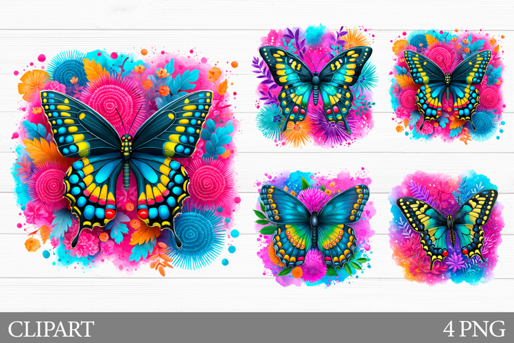 Butterfly Clipart. Butterfly Sublimation