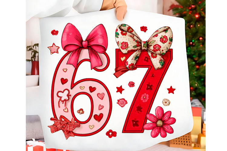 Coquette Valentine 67 Six Seven PNG