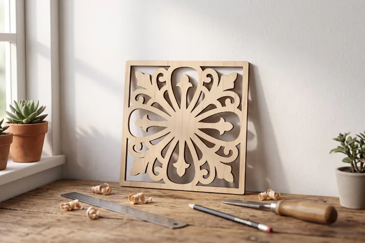 Square Decorative Panel SVG | Laser Cut File