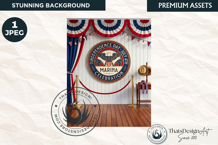 Patriotic Americana Backdrops - 4th of july backgrounds