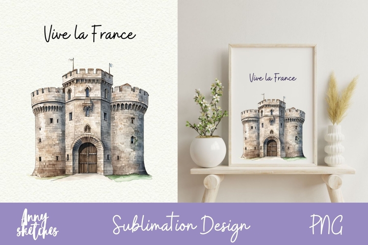French Flag Clipart Image 16
