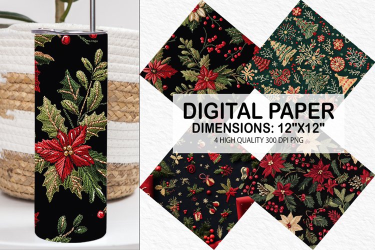 Christmas Seamless Pattern Image 22
