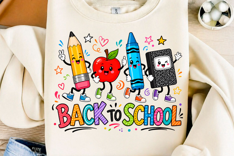 Back to School Cute Supplies Png