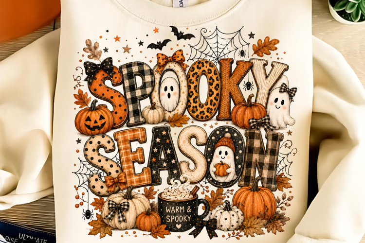 Funny Halloween Shirt, Spooky Season PNG, Cute Pumpkin PNG