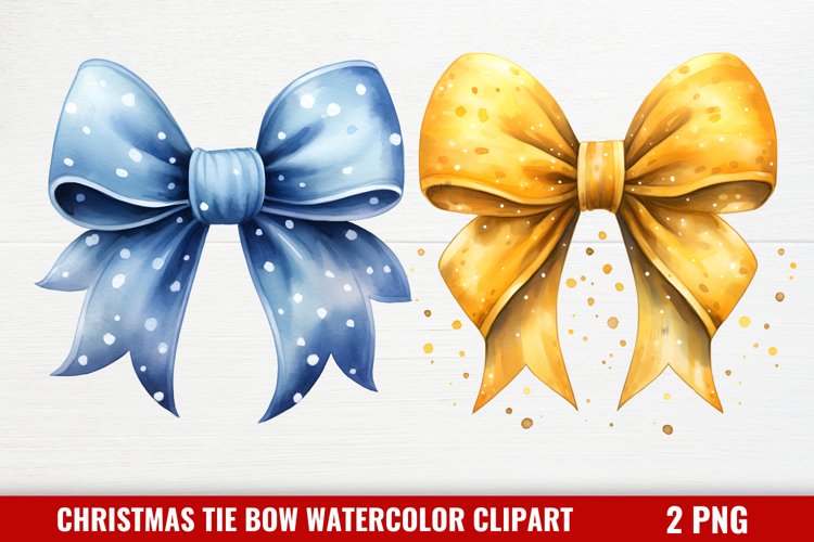 Christmas Bow Clipart Image 2