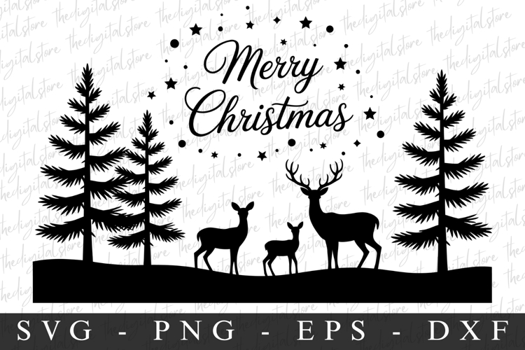 Merry Christmas Tree Svg Image 14
