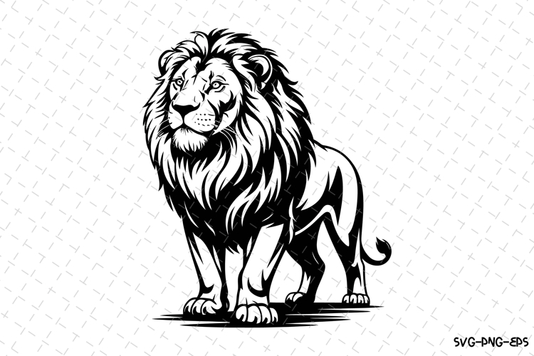 Lion Silhouette Image 13