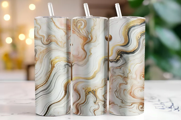 Marble Tumbler Wrap | Sublimation | Tumblers