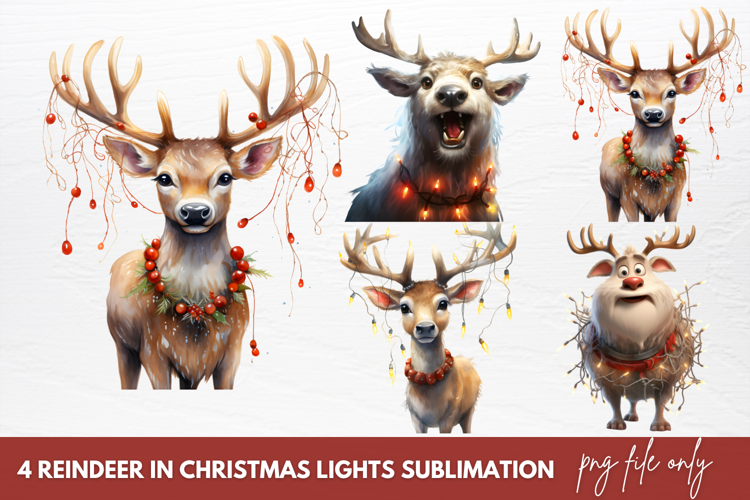 Reindeer Clipart Image 6