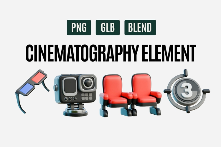 Cinematography Element 3D Set 02
