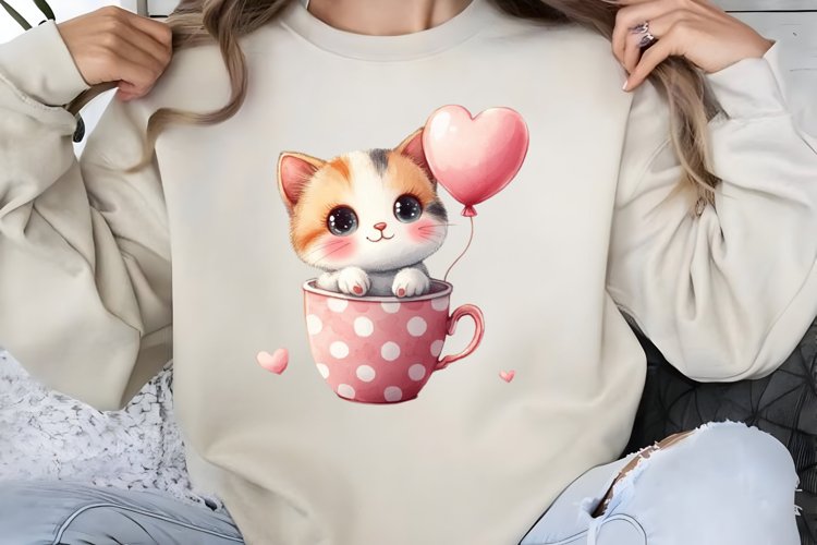 Cute Cat Clipart Image 24