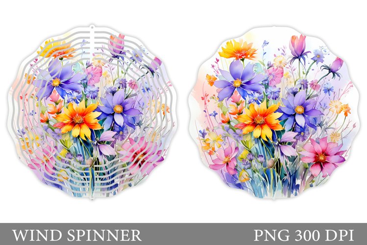 Watercolor Flowers Image 7