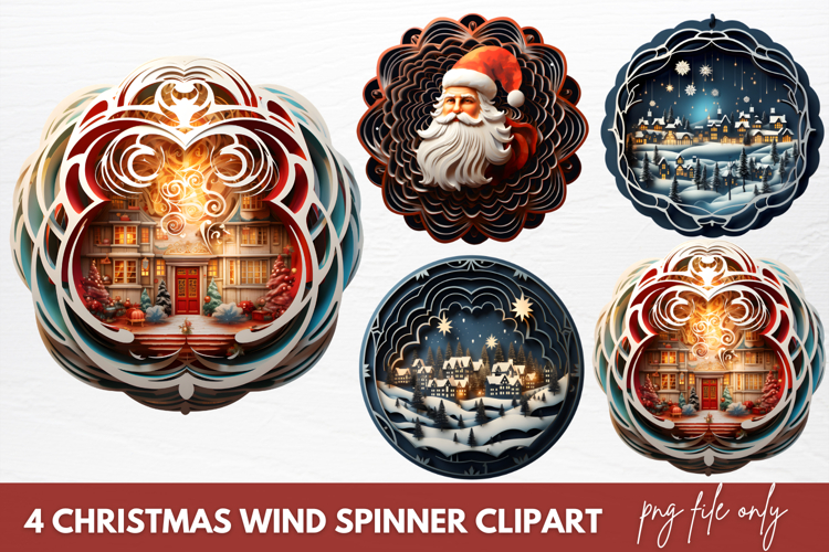 Christmas Watercolor Clipart Image 3