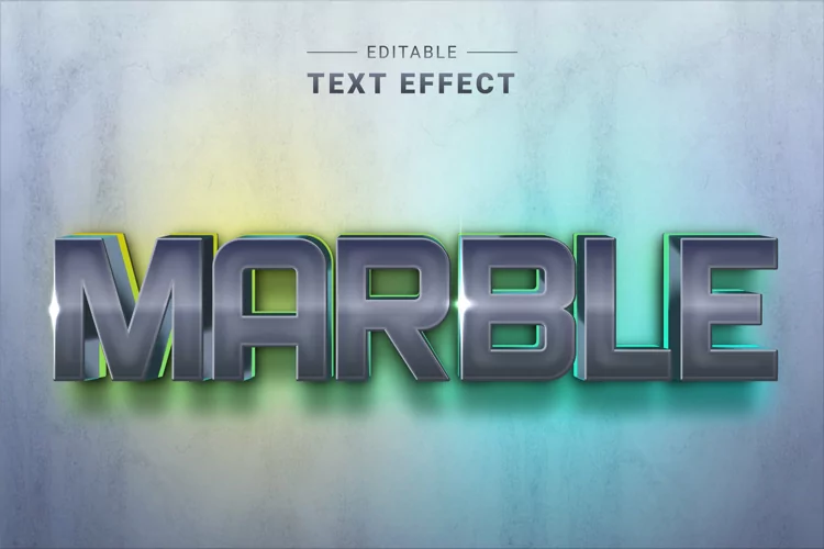 Editable Text Effect for Illustrator. Vector Graphic styles