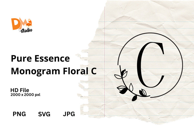 Pure Essence Monogram Floral