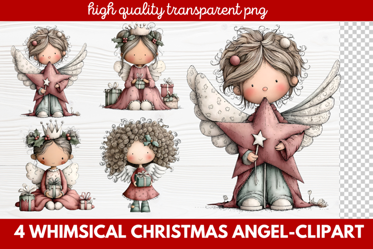 Christmas Angel Clipart Image 4