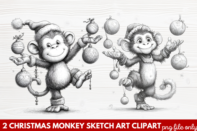 Vintage Christmas Clipart Image 24