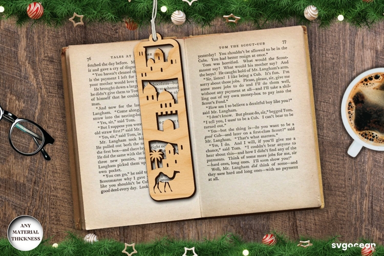 Nativity Bookmark Laser Cut | Glowforge | SVG