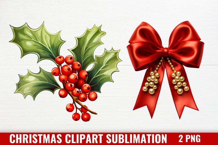 Christmas Watercolor Clipart Image 12