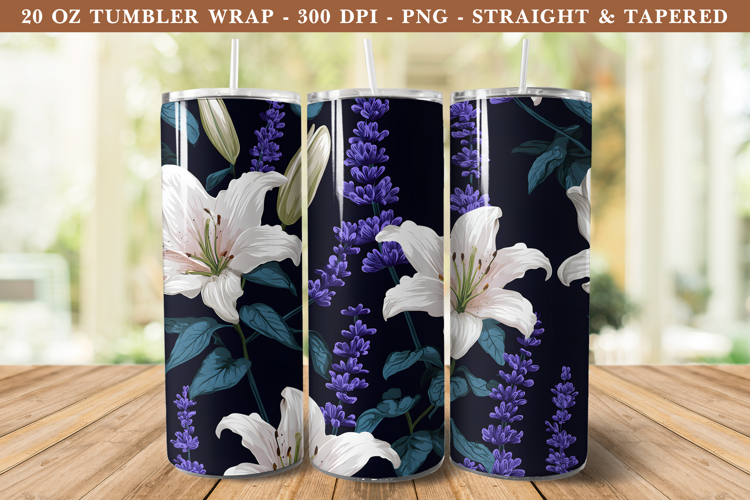 20 Oz Sublimation Tumbler Wrap Image 6