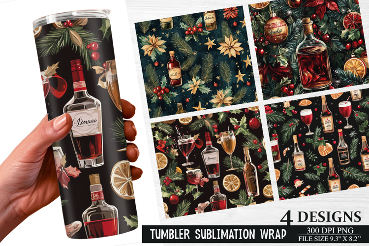 Christmas Tumbler Wrap Image 5