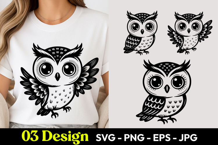 Cute Owl Svg Image 4