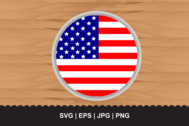 American Flag Vector