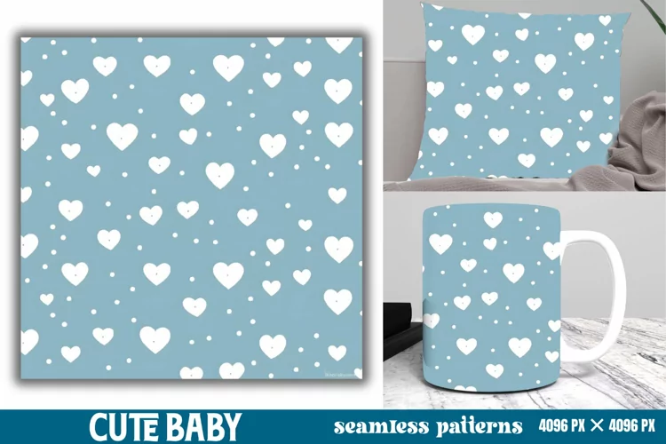 Cute Baby Pastel Digital Papers