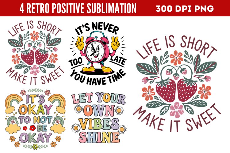 Retro Positive Sublimation PNG