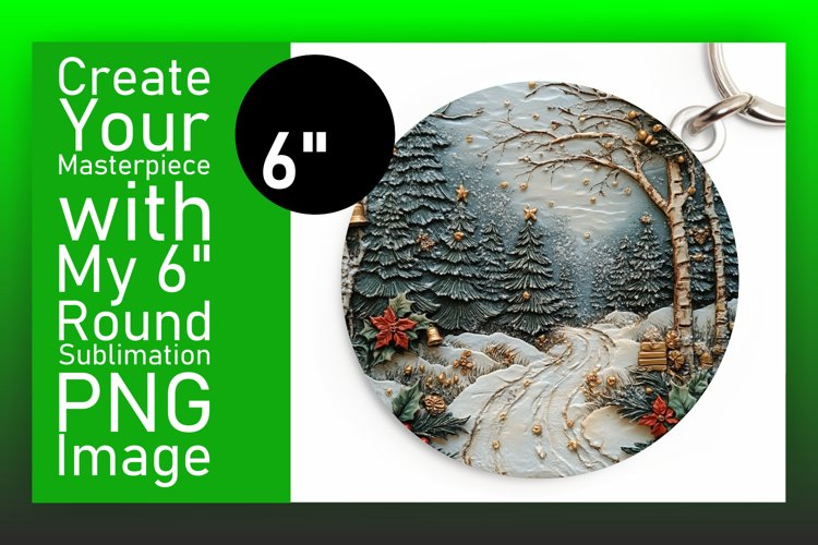 Artistic Circle Design Car Coaster , Christmas