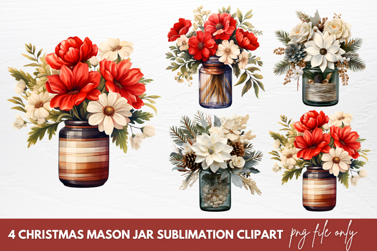 Mason Jar Clipart Image 16