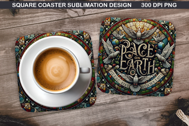 Christian Coaster Sublimation, Christian Coaster PNG Design